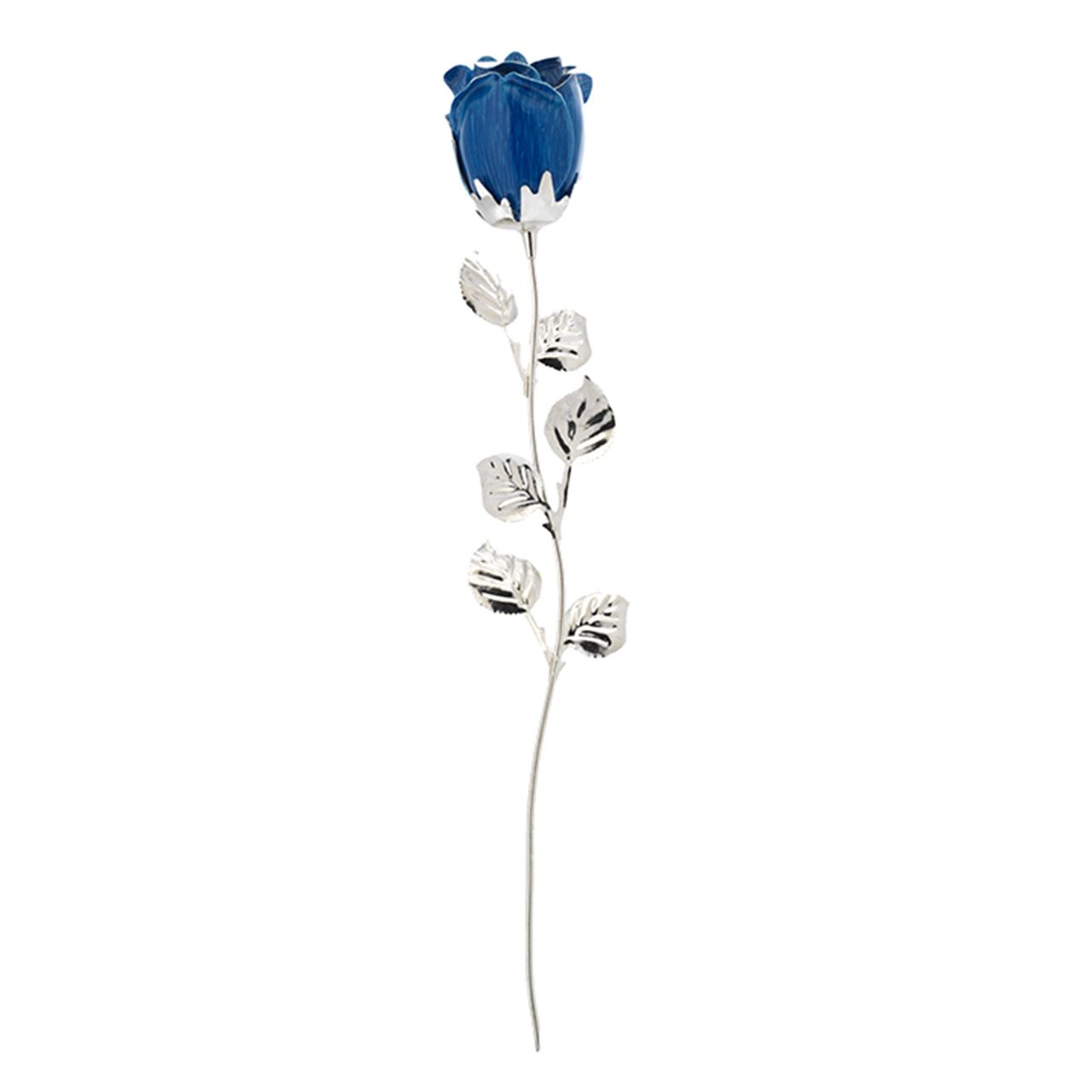 10X ROSE CM 33 - BLU (SENZA CONFEZIONE)